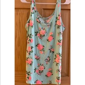 Floral tank top